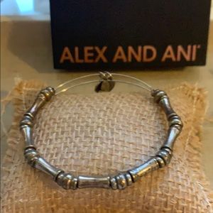 Alex and Ani silver bracelet